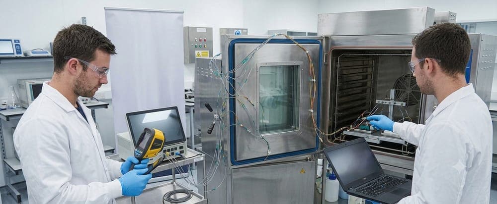 Thermography Oven Validation Temperature Mapping Gujarat Prism Calibration Centre