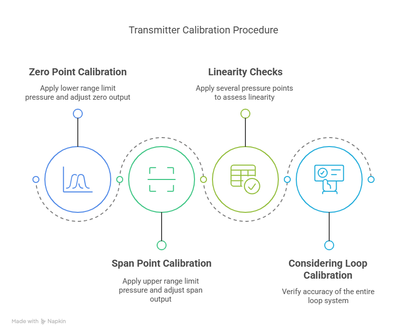 The Step-by-step calibration procedure